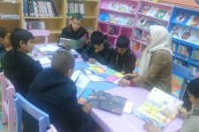 برگزاری کلاس قصه گویی در کتابخانه عمومی  نبی اکرم(ص) هرسین