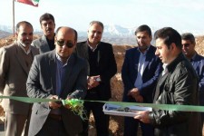افتتاح سازه مکانیکی مهار سیل آب در شهرستان هرسین 