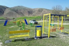 افتتاح پارک روستایی روستای چم حیدر هرسین