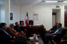 جلسه هماهنگی جهت شروع عملیات اجرایی توسعه صحن امام زاده مهدی (ع) هرسین 