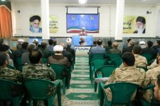 مراسم هفته عقیدتی سیاسی در حسینیه سپاه شهرستان هرسین برگزار شد
