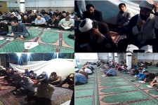 مراسم احیاء اولین شب از لیالی قدر در هرسین برگزار شد+تصویر
