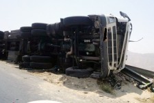 واژگونی تریلی در محور بیستون به سنقر 5کشته و زخمی بر جای گذاشت
