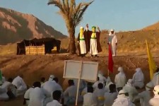 تصاویری از مراسم بازسازی واقعه غدیر در شهرستان هرسین