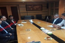 نشست مدیر کل فنی و حرفه ای استان با مدیر عامل  پتروشیمی کرمانشاه(آمونیاک)