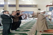آغاز مراسم معنوی اعتکاف در هرسین+ تصویر