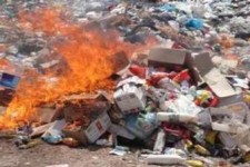 کشف و معدوم سازی 400کیلو گرم مواد غذایی فاسد در هرسین