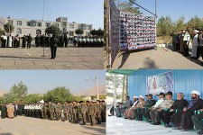 از برگزاری صبحگاه مشترک نیروهای مسلح تا افتتاح نمایشگاه نقاشی و دیدار با امام جمعه هرسین