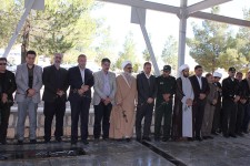 مراسم غبارروبی و عطر افشانی مزار شهدا در هرسین