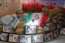 یادمان شهدای فرهنگی هرسین رونمایی شد