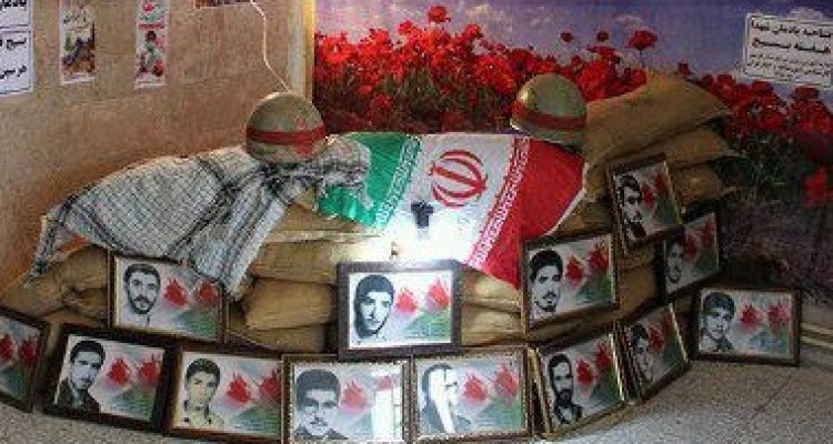 یادمان شهدای فرهنگی هرسین رونمایی شد