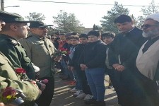 تجدید میثاق مسئولان شهرستان هرسین با آرمانهای شهدا و امام راحل(ره)/ تقدیر از اقدام مقتدرانه سپاه در انهدام پایگاه های نظامی آمریکا