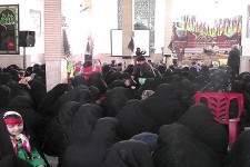برگزاری هفتمین روز مراسم شهادت سردار سپهبد حاج قاسم سلیمانی در هرسین