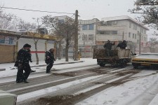 عملیات نمک پاشی و بازگشایی معابر و خیابانها در هرسین