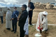 ‍ کلنگ زنی سردخانه ۲۰۰۰ تنی هرسین