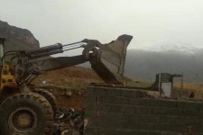 تخریب دو مورد ساخت و ساز غیر مجاز در هرسین و بخش بیستون