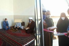 مراسم افتتاح دو واحد مسکن روستایی مددجویان سیل زده بهزیستی در هرسین 