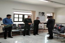 دیدار جانشین فرمانده سپاه ناحیه هرسین با رئیس دادگستری و دادستان شهرستان