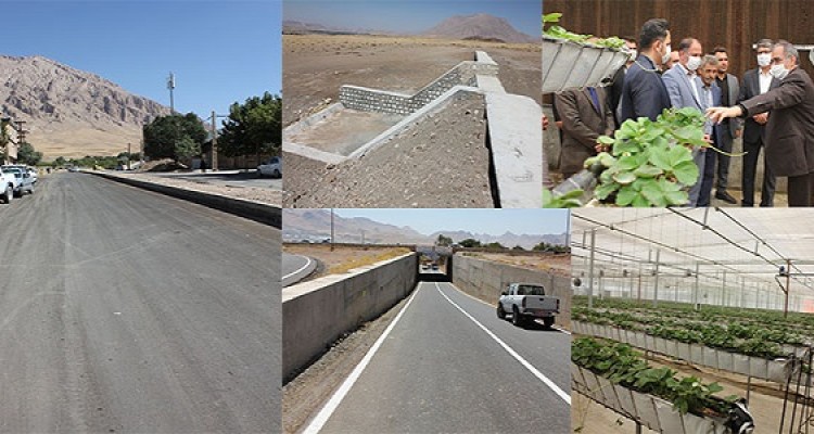بهره برداری از  ۱۴ پروژه بزرگ و کوچک عمرانی و کشاورزی در شهرستان هرسین 
