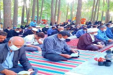 تصاویری از برگزاری دعای ندبه در هرسین