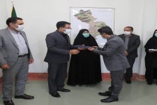 مراسم تودیع و معارفه ریئس جدید اداره بهزیستی شهرستان هرسین 