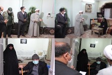 دیدار با خانواده معظم شهدا در  هرسین 