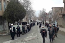 برگزاری مراسم عزاداری سالروز شهادت حضرت فاطمه زهرا(س) در هرسین