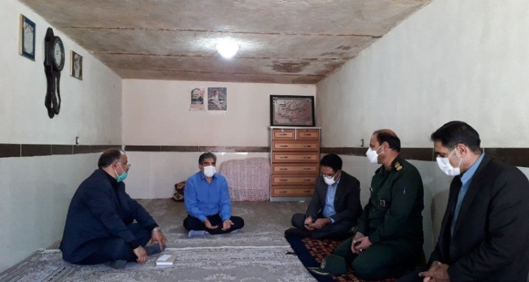 دیدار و سرکشی از جانیازان سرافراز در هرسین