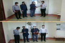 مراسم تکریم‌ و معارفه رئیس اداره راه و شهرسازی شهرستان هرسین برگزار شد