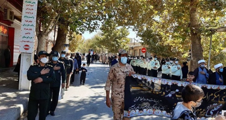 مراسم عزاداری  28صفر در هرسین برگزار شد