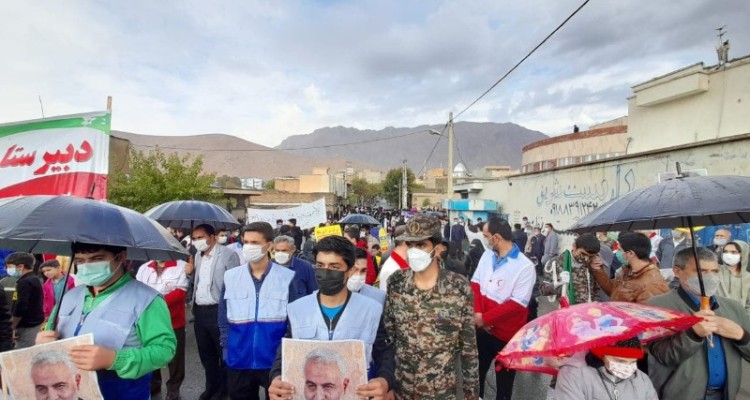 گزارش تصاویری از اجتماع بزرگ یوم الله ۱۳آبان در هرسین