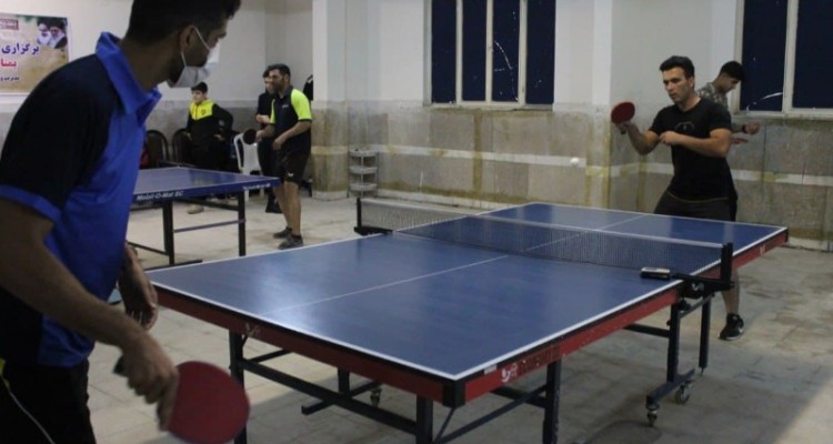 برگزاری مسابقات تنیس روی میز گرامیداشت هفته بسیج در هرسین