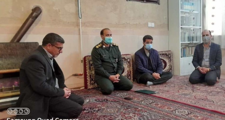 دیدار با خانواده معظم شهدا در هرسین