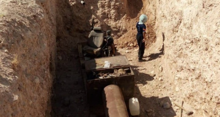 آغاز عملیات آبرسانی به روستای چهر شهرستان هرسین