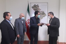 آئین معارفه رئیس اداره امور مالیاتی شهرستان هرسین برگزار شد