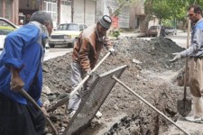 پیشرفت ۸۵ درصدی پروژه توسعه شبکه جمع آوری فاضلاب شهر هرسین