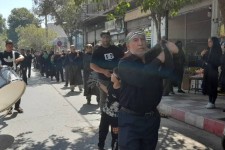 مراسم تاسوعای حسینی در هرسین برگزار شد