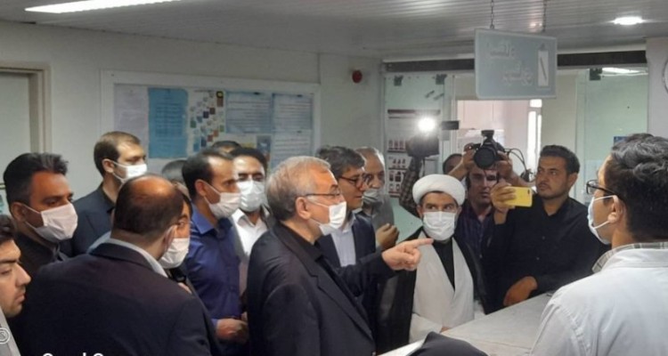 سفر وزیر بهداشت ودرمان آموزش پزشکی به شهرستان هرسین