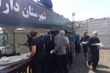 خدمات رسانی موکب سید الشهدای هرسین به زوار اربعین حسینی