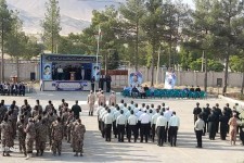 برگزاری مراسم صبحگاه مشترک نیروهای مسلح در سپاه ناحیه هرسین+تصویر