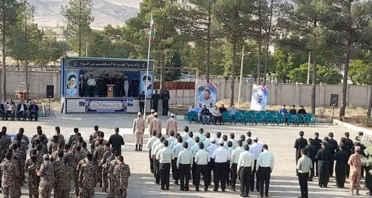 برگزاری مراسم صبحگاه مشترک نیروهای مسلح در سپاه ناحیه هرسین+تصویر
