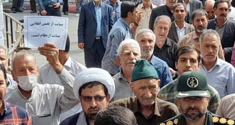 راهپیمایی اعتراضی مردم  هرسین در محکومیت اقدامات خرابکارانه اغتشاشگران +تصویرو فیلم