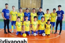 قهرمانی پیتزا کلاسیک هرسین در مسابقات لیگ فوتسال نونهالان استان