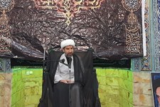 تصاویری از شب سوم مراسم عزاداری شهادت حضرت فاطمه(س) در هرسین