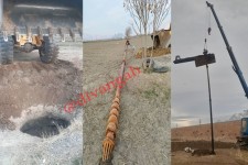 انسداد 12حلقه چاه غیر مجاز در روستاهای بخش بیستون