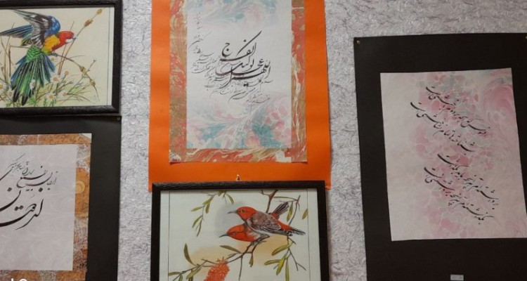 افتتاح نمایشگاه هنرهای تجسمی و صنایع دستی " فجر خیال " در هرسین