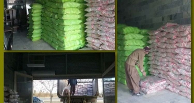 توزیع برنج تنظیم بازار در شهر و روستاهای بخش بیستون