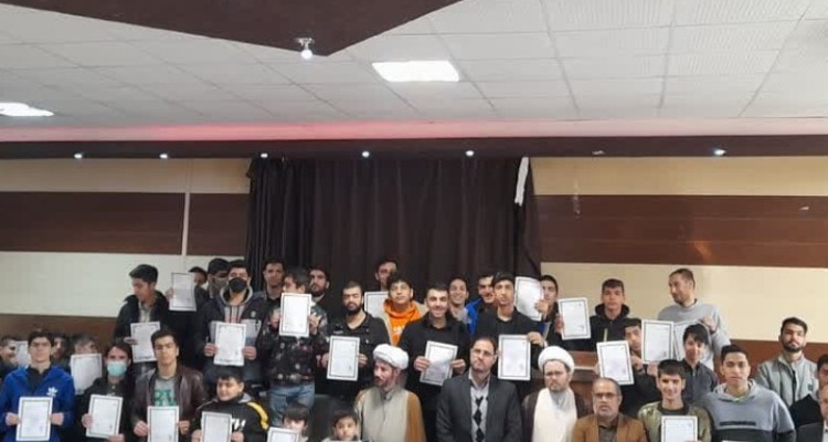 اختتامیه دوره آموزشی مداحی نوگلان حسینی در هرسین