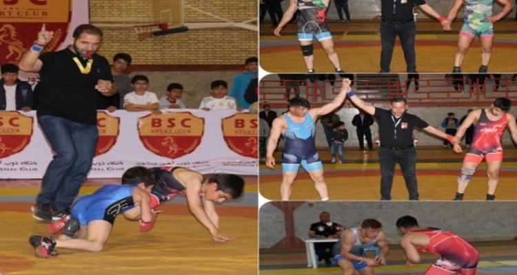 قهرمانی ورزشکاران هرسینی در مسابفات چند جانبه کشتی