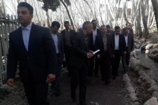 بازدید استاندار کرمانشاه از اماکن گردشگری و برخی پروژه های نیمه کاره در هرسین